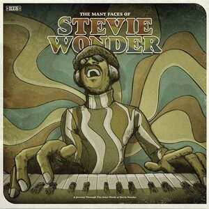 The Many Faces Of Stevie Wonder 2LP Coloured Vinyl