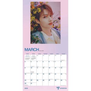 Seventeen Square Calendar 2025