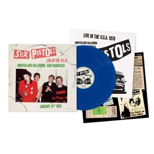 Sex Pistols – Live In The USA 1978 LP Blue Vinyl