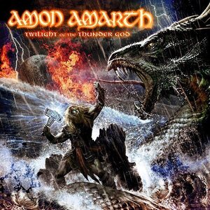 Amon Amarth – Twilight Of The Thunder God LP Blue, Black and White Marble Vinyl