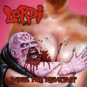 LORDI – Babez For Breakfast LP Blood Pink & Red Marbled Vinyl