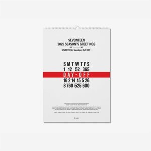 Seventeen – Season’s Greetings 2025 - WALL CALENDAR