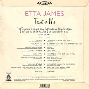 Etta James – Trust In Me LP+CD Coloured Vinyl