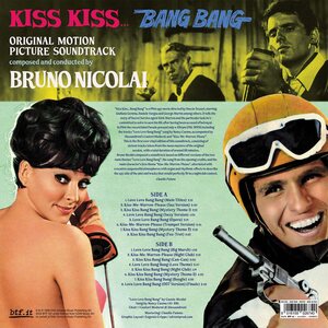 BRUNO NICOLAI – Kiss Kiss… Bang Bang (Soundtrack) LP Coloured vinyl