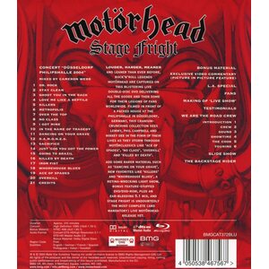 Motörhead – Stage Fright (Live At The Philipshalle, Düsseldorf) Blu-ray