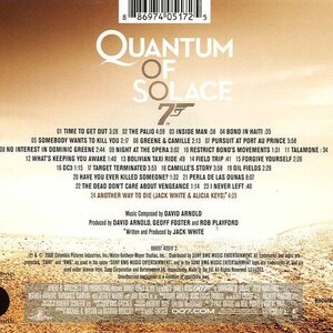 David Arnold – Quantum Of Solace (Original Motion Picture Soundtrack) CD