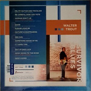 Walter Trout – Survivor Blues 2LP BLue vinyl