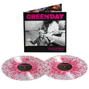 Green Day – Saviors 2LP Clear W/ Hot Pink Splatter Vinyl