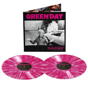 Green Day – Saviors 2LP Hot Pink W/ White Splatter Vinyl