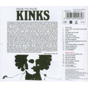 Kinks ‎– Face To Face CD