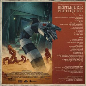 DANNY ELFMAN – Beetlejuice Beetlejuice (Original Soundtrack) LP Poured Pink & Violet Coloured Vinyl