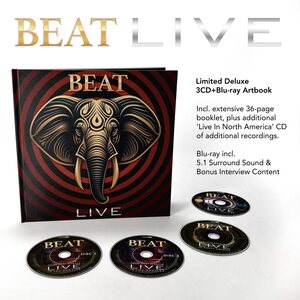 BEAT (King Crimson) – LIVE 3CD+Blu-ray Artbook Edition