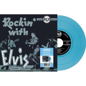 Elvis Presley – Rockin' With Elvis Volume 1 7" Blue Vinyl
