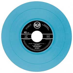 Elvis Presley – Rockin' With Elvis Volume 1 7" Blue Vinyl