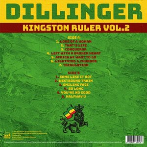 Dillinger – Kingston Ruler Vol. 2 LP Yellow Vinyl