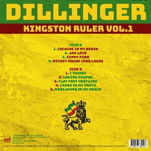 Dillinger – Kingston Ruler Vol.1 LP Green Vinyl