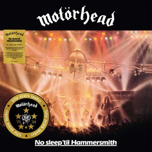 Motörhead – No Sleep 'Til Hammersmith Live (50th Anniversary Edition) LP Yellow & Black Splatter Vinyl