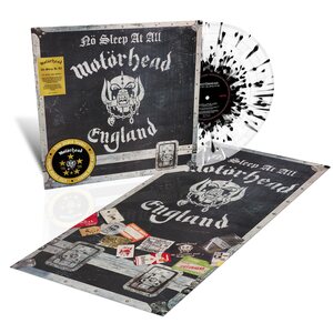 Motörhead – Nö Sleep At All (50th Anniversary Edition) LP Clear w/ White & Black Splatter Vinyl