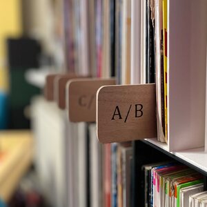 Protected Record dividers wood