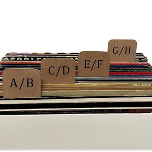 Protected Record dividers wood