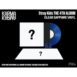 Stray Kids – Karma CD (CLEAR SAPPHIRE VINYL)