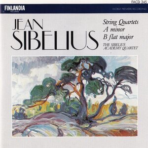 Jean Sibelius, The Sibelius Academy Quartet – String Quartets, A Minor B Flat Major CD