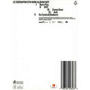 Le Sserafim – HOT CD (TANNED GUAIAC)