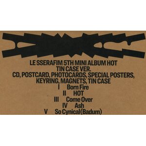 Le Sserafim – HOT CD (TIN CASE ver.)