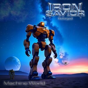 Iron Savior – Reforged - Machine World 2LP Starbreaker Blue Vinyl