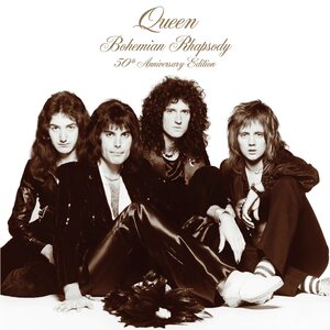 Queen – Bohemian Rhapsody / I'm In Love With My Car 7" Transparent Blue Vinyl