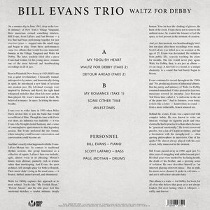 Bill Evans Trio – Waltz For Debby LP Coloured Vinyl
