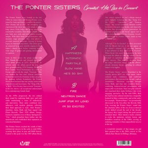 Pointer Sisters – Greatest Hits Live In Concert LP Coloured Vinyl