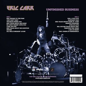 Eric Carr from KISS – Unfinished Business: The Liquid Vinyl Numbered Edition LP Coloured Vinyl