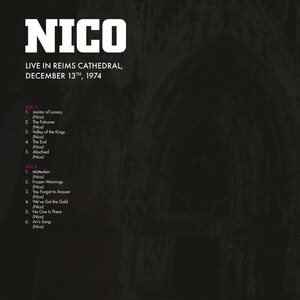 Nico – Live in Reims Cathedral, 1974 LP Coloured Vinyl