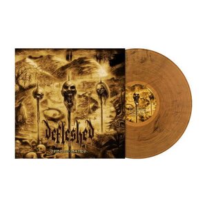 Defleshed – Grind Over Matter LP (Clear Red Brown With Black Swirls Vinyl)