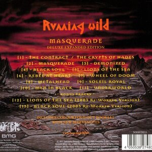 Running Wild: Masquerade (Deluxe Expanded Edition) (remastered) CD