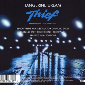 Tangerine Dream: Thief (Remastered 2020) CD