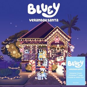 Bluey – Verandah Santa 7″ (White Vinyl)