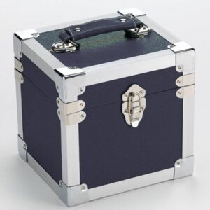 7 Inch 50 Record Storage Carry Case Black