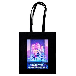 K-Pop Demon Hunters (Key Art) Black Tote Bag