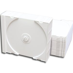 Protected CD tray for the CD case White