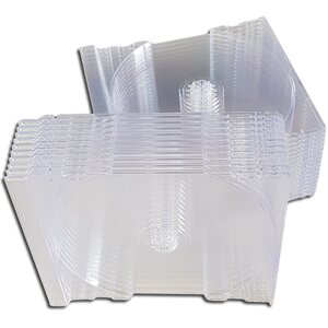Protected CD tray for the CD case Transparent