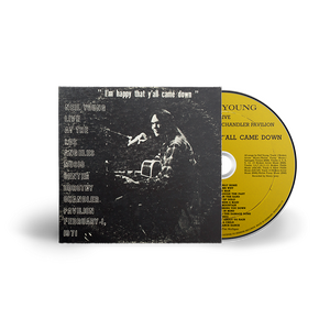 Neil Young – Dorothy Chandler Pavilion 1971 CD