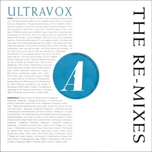 Ultravox – The Re-Mixes 2LP (Clear Vinyl)