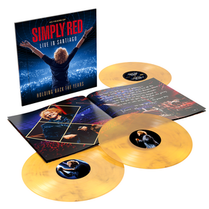 SIMPLY RED – Holding Back the Years: Live in Santiago 3LP (Yellow Marble Vinyl)