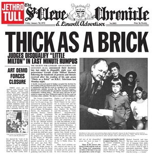 Jethro Tull ‎– Thick As A Brick LP