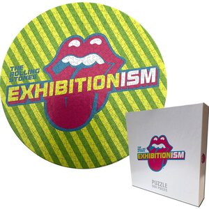 Rolling Stones Exhibitionism Round (500 Piece Jigsaw Puzzle)