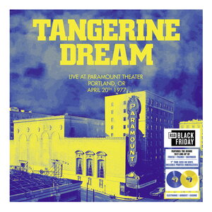 Tangerine Dream – Live at Paramount Theatre - Portland, OR 1977 2LP (Blue & Yellow Vinyl)