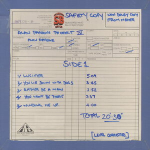 Alan Parsons Project – Eve (Work In Progress) LP (Trans Green Vinyl)