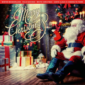 Merry Christmas (Santa) LP (Red Vinyl)